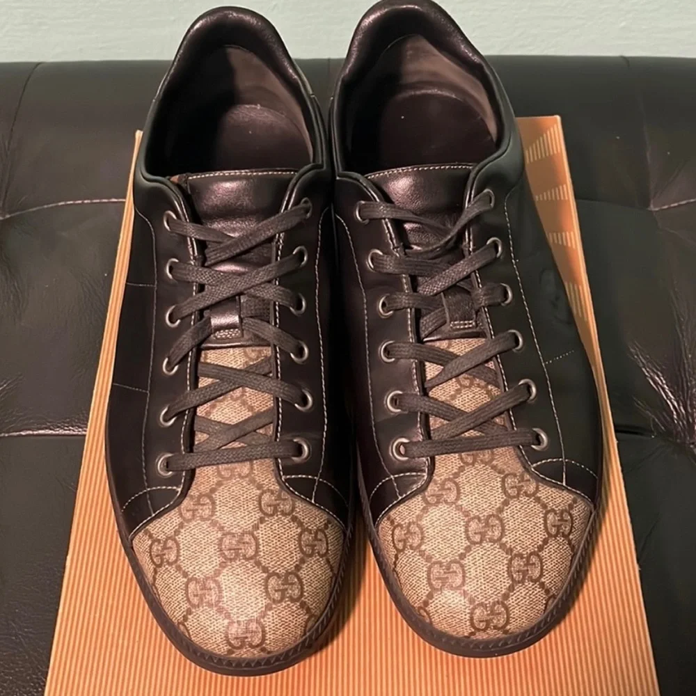 Gucci, men’s sneakers, size 10, authentic 100%